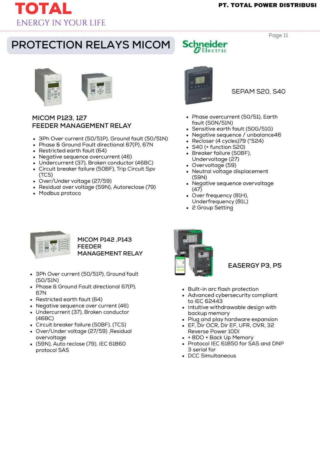 Circuit Breaker, Battery, Relay, CT, and PT Test