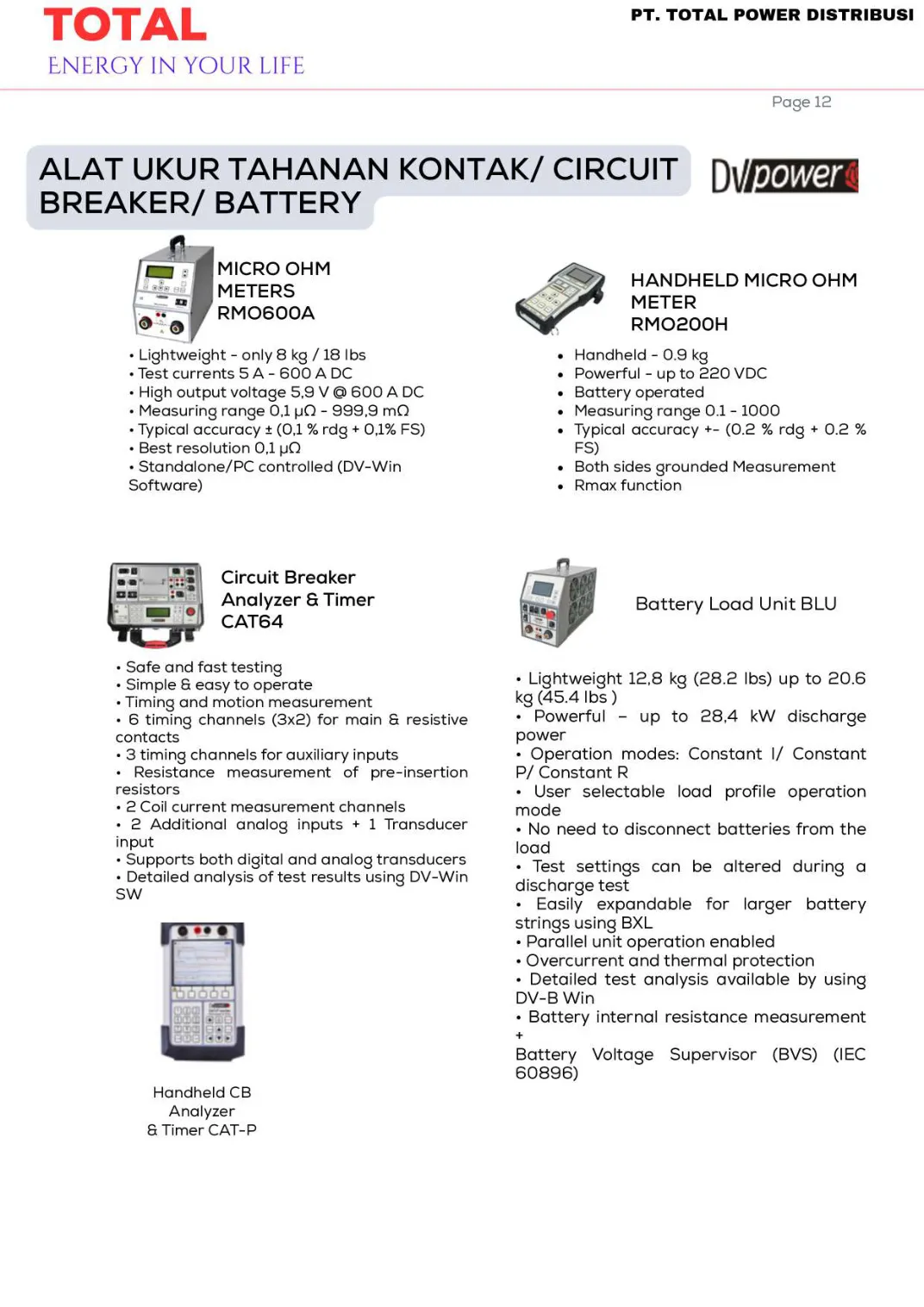 Equipment and Accessories